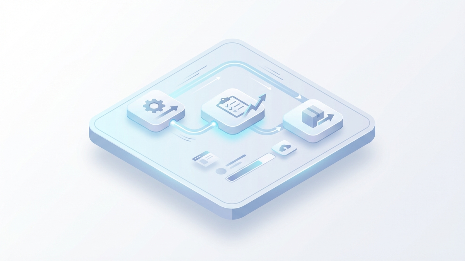 Execution and delivery phase: engineer with progress bar